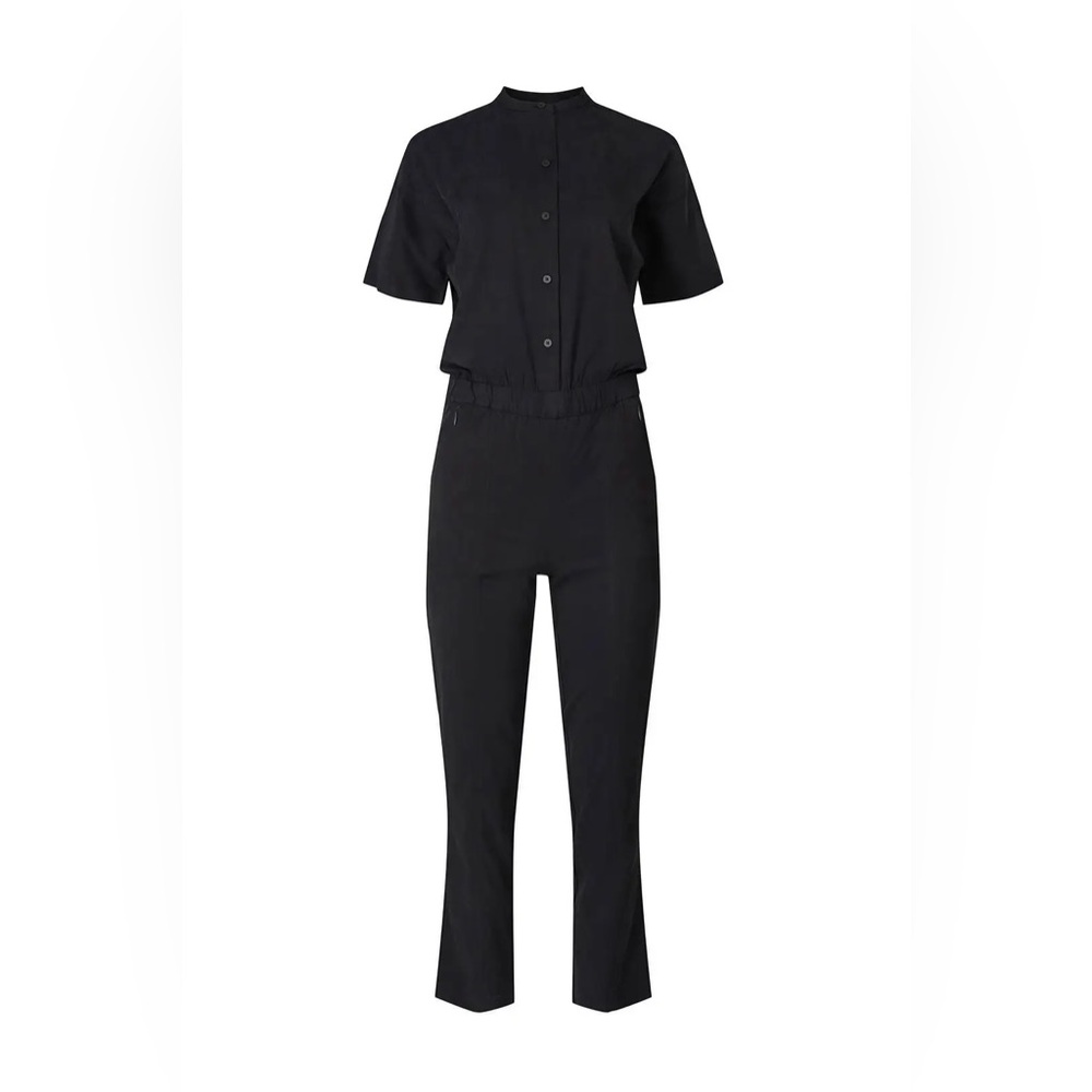 Lululemon Athletica perfectly poised short sleeve Black Jumpsuit - Picture 3 of 9